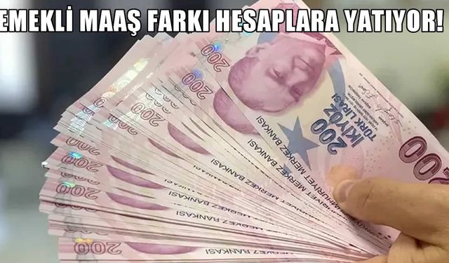 Emekli Maaş Farkı Hesaplara Yatıyor Mu? 16.881 Tl Maaş Alana 3.119 Tl Ödeme Yapıldı Mı?