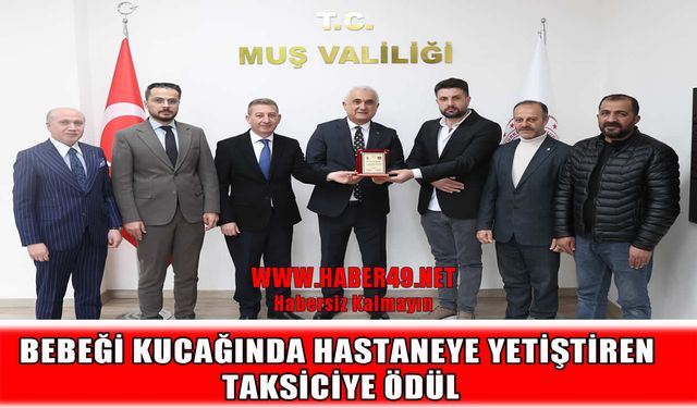 Muş’ta insanlık örneği ödülle taçlandırıldı