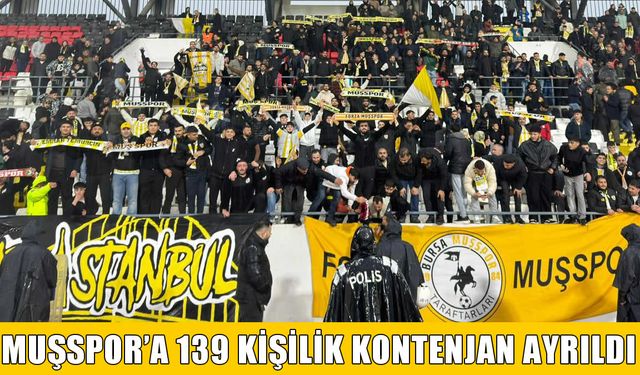 Muşspor taraftarına İzmir'de sınırlı kontenjan!