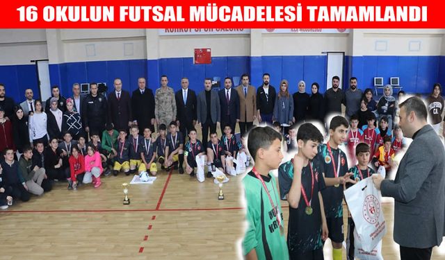 Korkut’ta “Okullararası Futsal Turnuvası” heyecanı sona erdi