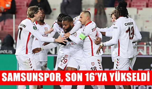 Samsunspor, Shkendija’yı 4-0 mağlup ederek son 16’ya yükseldi