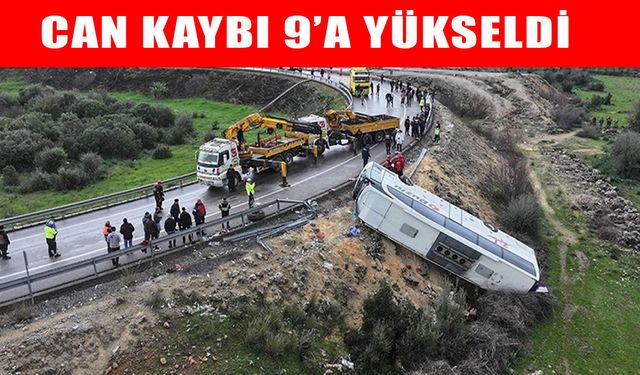 Antalya'da devrilen yolcu otobüsündeki 9 kişi hayatını kaybetti