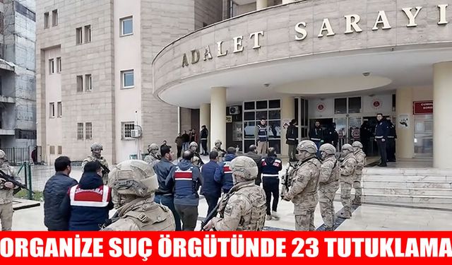 Tefecilik yapan organize suç örgütüne yönelik operasyonlarda yakalanan 37 zanlıdan 23'ü tutuklandı