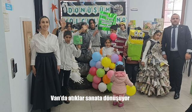 Van’da atıklar sanata dönüşüyor