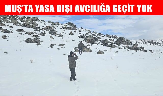 Muş’ta yaban hayatına müdahale cezasız kalmadı: 8 bin 968 TL ceza kesildi