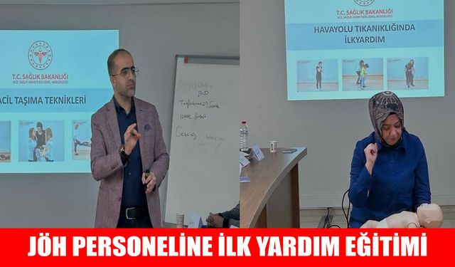 Muş’ta JÖH personeline ilk yardım eğitimi verildi