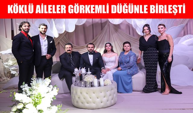 Diyarbakır’ın iki köklü ailesi görkemli bir düğünle birleşti
