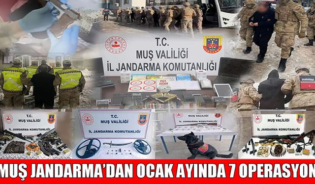 Muş’ta 7 planlı operasyon: 11 kişi tutuklandı