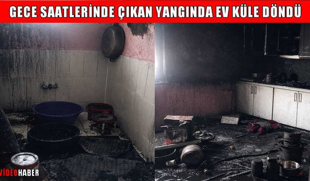 Muş’ta yanan evde can pazarı: Canımızı kurtardık ama tutunacak dalımız kalmadı