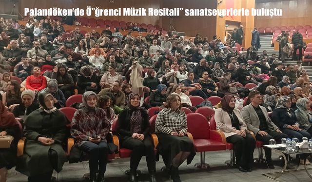 Palandöken’de Öğrencilerden Müzik Resitali: Sanatseverlerden Yoğun İlgi