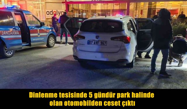 Afyonkarahisar’da 5 gündür park halindeki otomobilde ceset bulundu