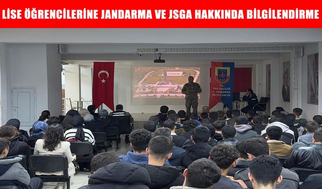 Muş’ta lise öğrencilerine jandarma ve JSGA tanıtıldı