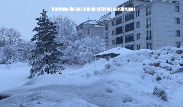 Karlıova beyaza gömüldü: Kar kalınlığı 2 metreyi aştı