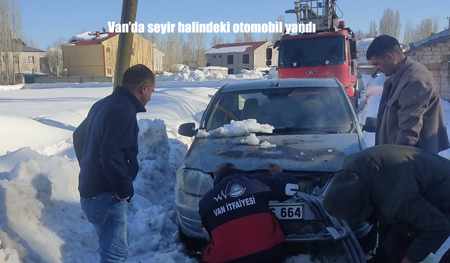 Seyir Halindeyken Dumanlar Yükseldi, İtfaiye Seferber Oldu