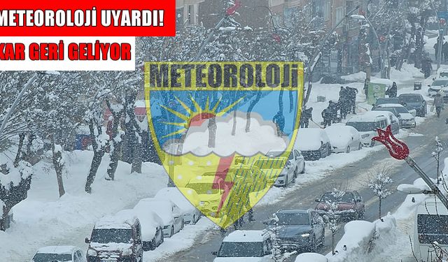 Muşlular dikkat! Kar geri geliyor