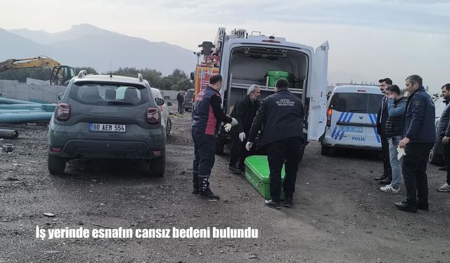 Hatay’da 53 yaşındaki adam iş yerinde ölü bulundu