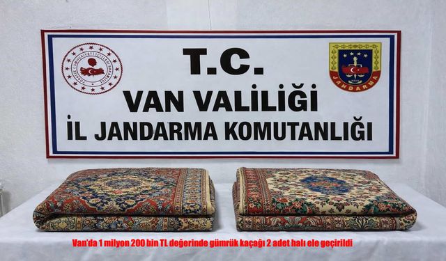 Jandarma Denetiminde Milyonluk Kaçak Halı Ele Geçirildi