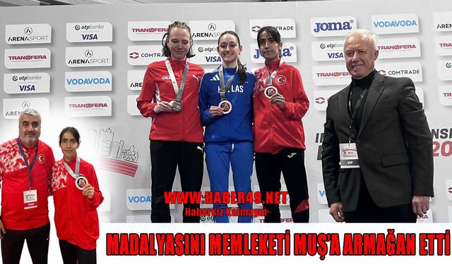 Muşlu Derya Kunur'dan Balkan Kros Şampiyonası’nda büyük başarı