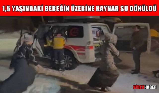 Muş'ta kar altında yaşam mücadelesi: Kaynar suyla haşlanan bebek için zamanla yarış
