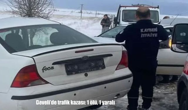 Kayseri’de iki otomobil kafa kafaya çarpıştı: 1 ölü, 1 yaralı