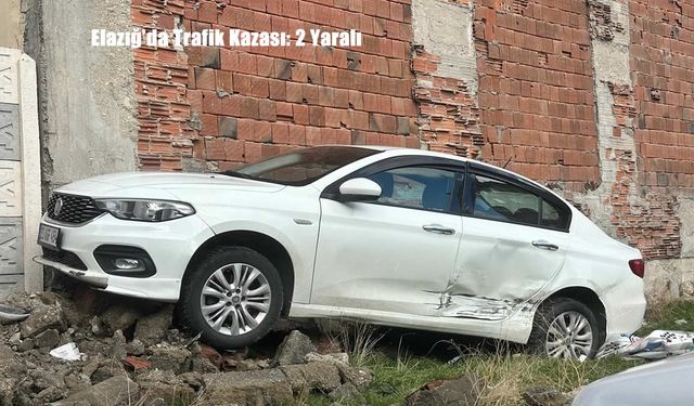 Elazığ’da Trafik Kazası: 2 Yaralı