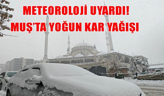 Muşlular dikkat! Meteoroloji'den kuvvetli yağış uyarısı