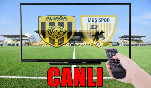 Muşspor-Aliağa FK maçı CANLI