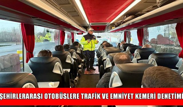 Muş Jandarma’dan şehirlerarası otobüslere sıkı denetim