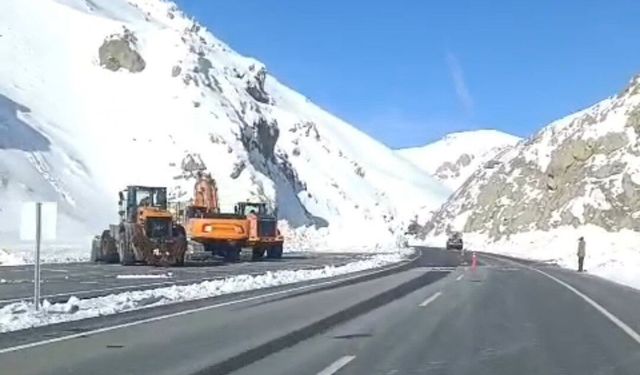 Van-Hakkari Yolu Çığ Sonrası Yeniden Ulaşıma Açıldı