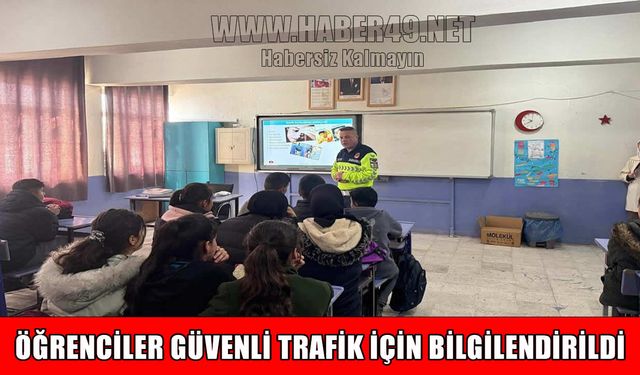 Muş’ta öğrencilere trafik bilinci aşılanıyor