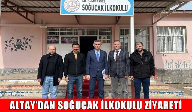 Müdür Altay’dan Soğucak İlkokulu’na ziyaret: Maarif Modeli Geleceğimizin Teminatıdır