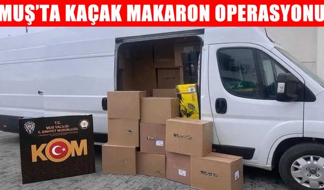 Muş’ta 1 milyon 110 bin mükerrer bandrollü makaron geçirildi