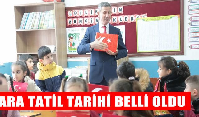 Muş’ta öğrenciler için ara tatil tarihleri belli oldu