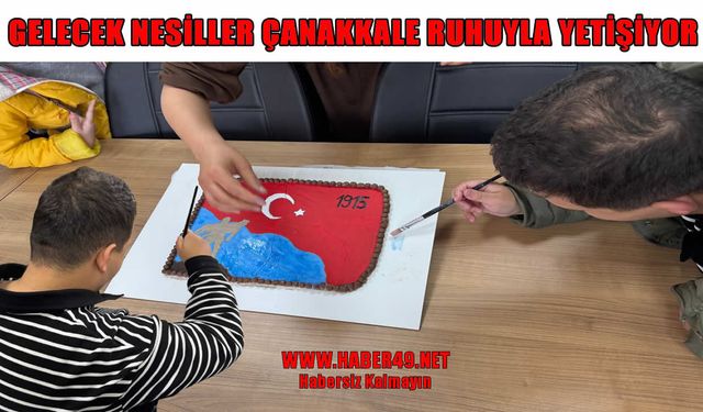 Muş’ta çocuklar ve engelli bireylerden 18 Mart’a özel etkinlik