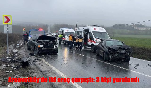 İstanbul’da Trafik Kazası: Araçlar Çarpıştı, Yol Kilitlendi