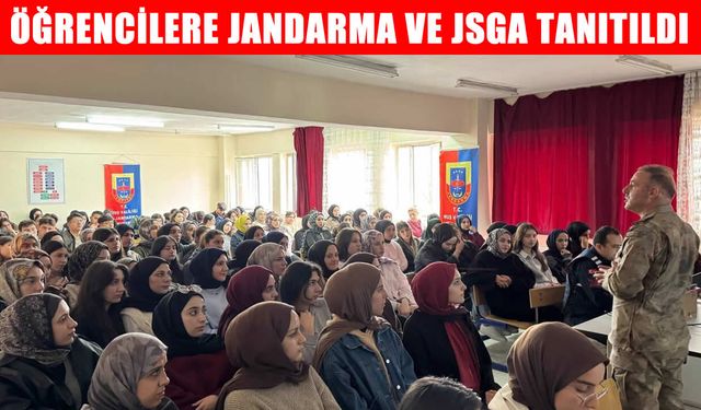 Muş’ta lise öğrencilere jandarma ve JSGA tanıtıldı