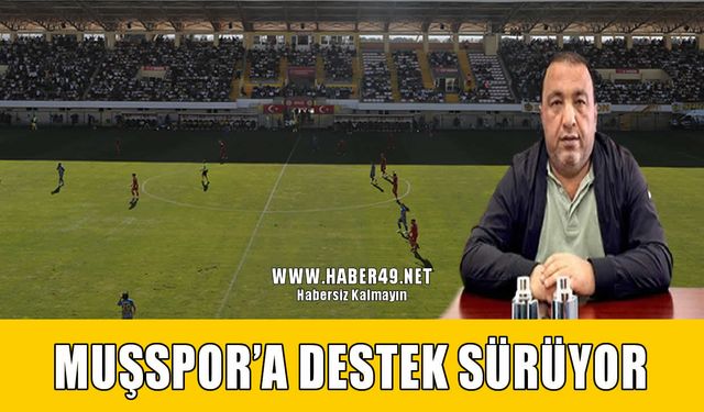 Öz Polat İnşaat’tan Muşspor’a Kritik Maç Öncesi Dev Destek