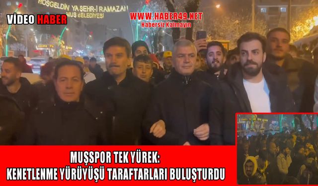 Muşspor’da kenetlenme yürüyüşü: Hedef şampiyonluk, parola birlik