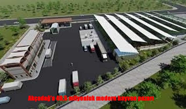 Akçadağ’da hayvancılığa dev yatırım: 49,5 milyonluk modern pazar geliyor
