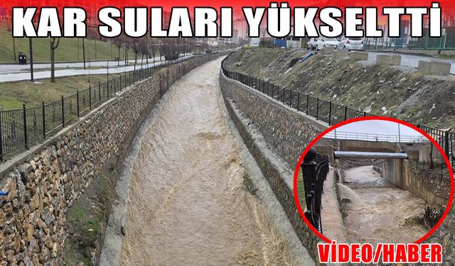 Muş’ta kar erimesi ve yağış alarmı: Karni Çayı'nın debisi yükseldi