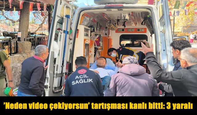 Görüntü Çekme Kavgası 3 Kişiyi Hastanelik Etti
