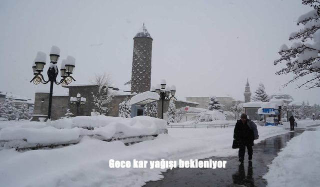 Erzurum’da Kar, Buzlanma ve Çığ Tehlikesi Kapıda