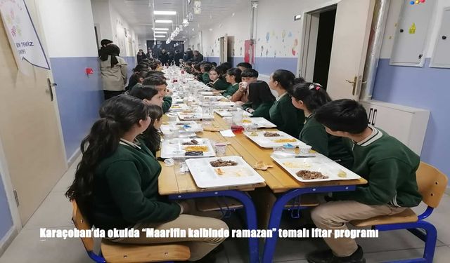 Karaçoban’da Öğrencilerle Anlamlı İftar Buluşması