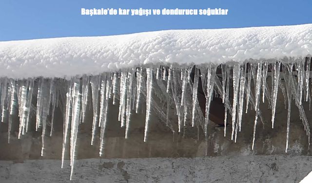 Başkale’de Kar Yağışı ve Dondurucu Soğuklar Hayatı Olumsuz Etkiliyor