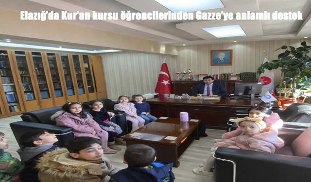 Minik Yüreklerden Gazze’ye Büyük Destek