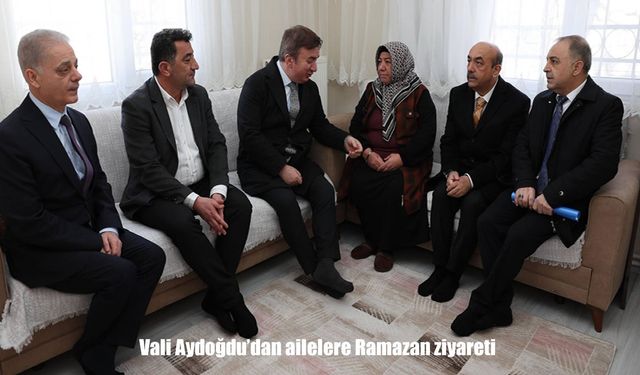 Vali Aydoğdu: “Devlet vatandaşının yanındayken güçlüdür”