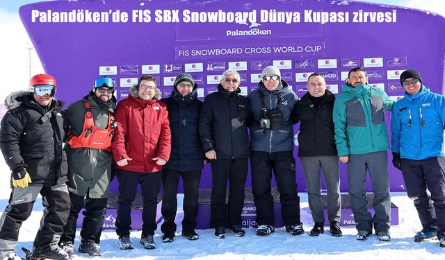 Palandöken’de FIS SBX Snowboard Dünya Kupası zirvesi