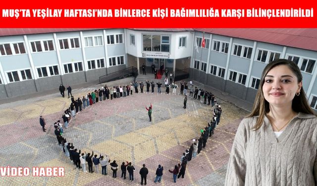 Muş’ta Yeşilay Haftası: 12 bin kişiye eğitim verildi