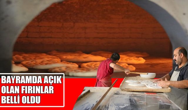 Muş'ta Ramazan Bayramı'nda hangi fırınlar açık? İşte gün gün nöbetçi fırın listesi