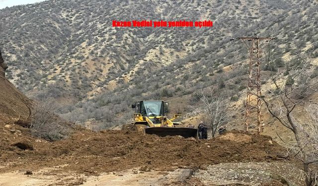 Kazan Vadisi Yolu Yeniden Açıldı